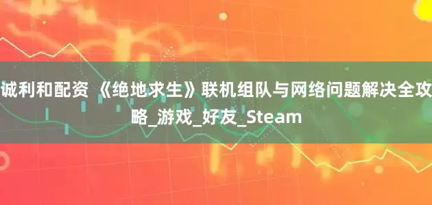 诚利和配资 《绝地求生》联机组队与网络问题解决全攻略_游戏_好友_Steam